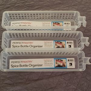 NWT. 1 set of 3 Pantry Organizers
